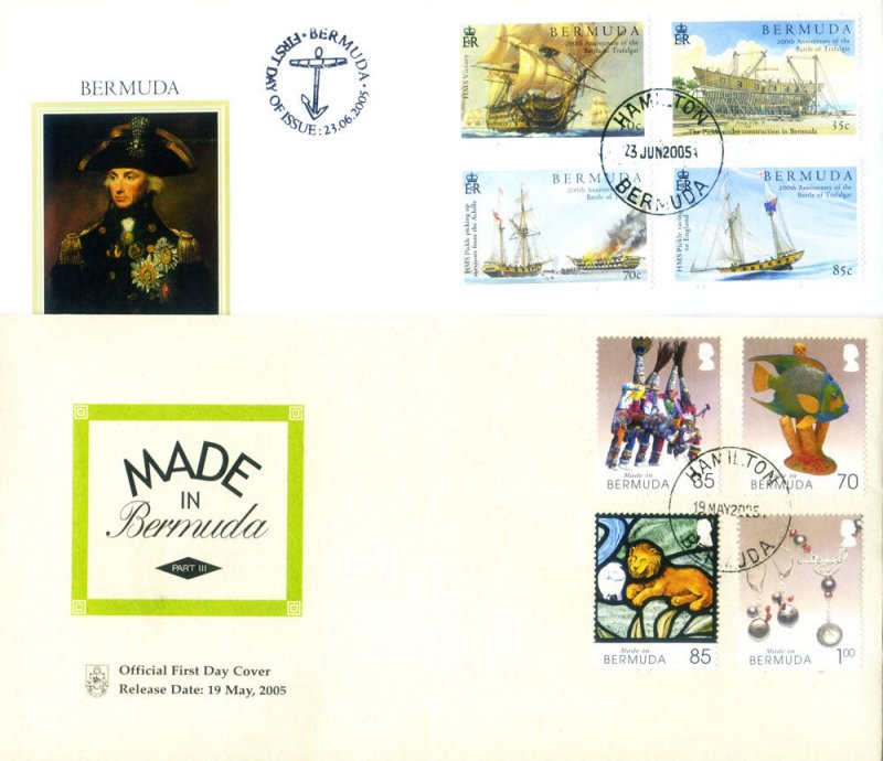 Complete vintage FDC 2005.