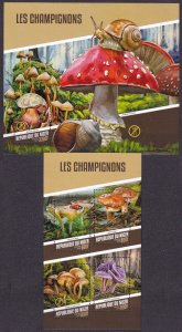 2018 Niger 5498-5501KL+5502/B801 Mushrooms, Insects 26,00 €