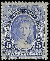 NEWFOUNDLAND   #108 USED (4)