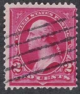 United States #267 2¢ George Washington (1895). Type III. Carmine. Used.