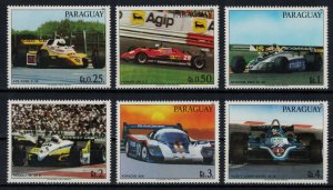 PARAGUAY 1982 - Racing cars / complete set MNH