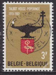 Belgium 633 Lamp and Arms of Popennge 1965