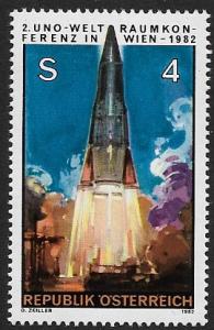 Austria - # 1219 - Rocket Lift-off - MNH