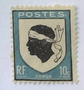 France 1946 Scott 562 used - 10c, Coat of Arms, Corse