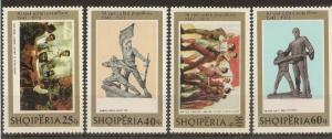 Albania 1973 Peoples Army SG1597-1600 MNH