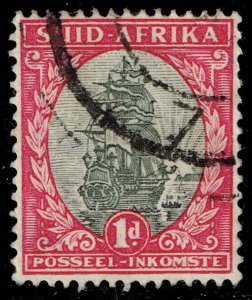 South Africa #48b Jan van Riebeeck's Ship - Afrikaans; Used