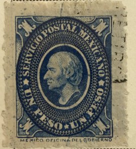 AlexStamps MEXICO #150 VF Used 