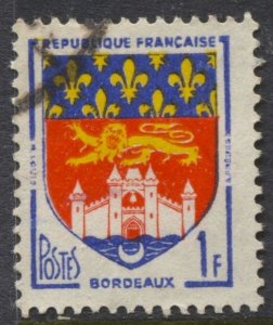 France #899 Arms Type - Bordeaux Used CV$0.30