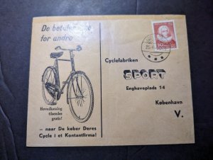 1943 Greenland Cover to Copenhagen Denmark Sport Bicycles