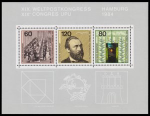 Germany Scott 1420 Souvenir Sheet (1984) Mint NH VF S