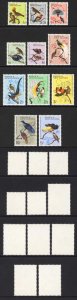 Papua New Guinea SG61/71 1964 Birds set of 11 U/M Cat 12.50 pounds