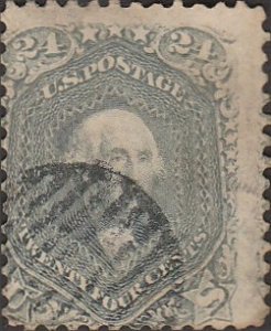 # 78a Grayish Lilac Used George Washington