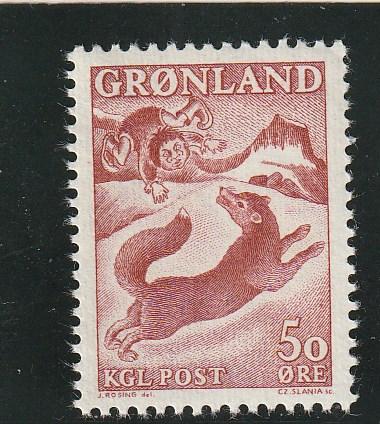 Greenland  Scott#  42  MNH