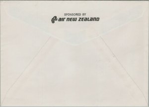 NEW ZEALAND CACHET FLIGHT COVER COMM 50TH ANNIV FIRST FLIGHT CANCEL YR'1978