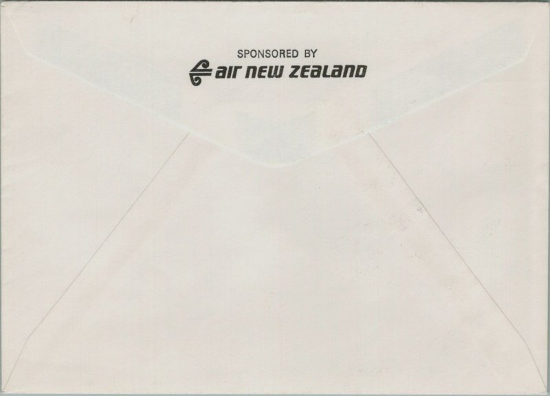 NEW ZEALAND CACHET FLIGHT COVER COMM 50TH ANNIV FIRST FLIGHT CANCEL YR'1978