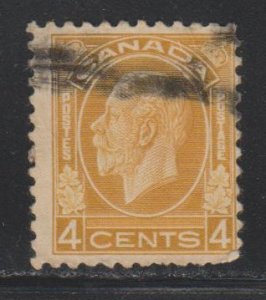 Canada, 4c King George V (SC# 198) Used