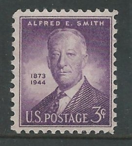 USA # 937  Alfred E. Smith Memorial (1) Mint NH