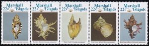 US 65-69 Trust Territories Marshall Islands NH VF Seashells