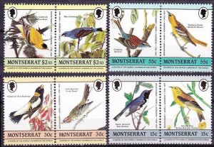 1985 Montserrat 597-604Paar Birds 5,50 €