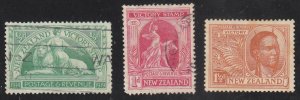 New Zealand - 1920 - SC 165-67 - Used/H - 167 H