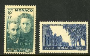 MONACO B24-25 MNH SCV $35.00 BIN $20.00 MEDICINE