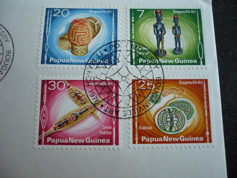 Postal History - Papua New Guinea - Scott# 429-432 - First Day Cover