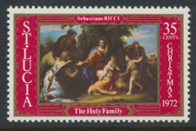 St Lucia SC# 326 MNH Christmas 1972 see details & scan