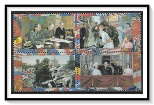 Marshall Islands #513-516 Anniversaries & Events Of WWII 1945 Block MNH