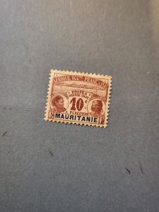 Stamps Mauritania Scott #J2 hinged