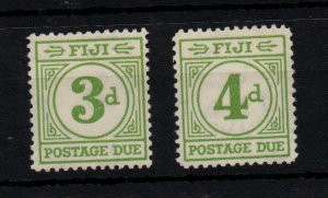 Fiji 1940 3d & 4d Postage Dues MH D13-D14 WS37898