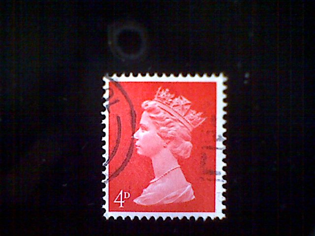 Great Britain, Scott #MH7, used(o), 1969, Machin: Queen Elizabeth II, 4d