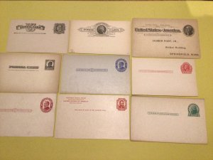 United States early postal cards collection Ref 66643