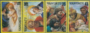 Vanuatu 1982 SG350-353 Christmas set MNH