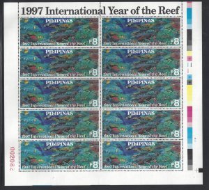 STAMP STATION PERTH Philippines #2497 Int'l Year of the Reef MNH Sheet of 10