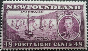 Newfoundland 1937 48 Cents p14 SG 267 mint