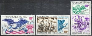 Mali Stamp C277-C279  - US Bicentennial