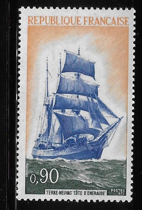 France 1972 Newfoundlander Ship Sc 1343 MNH A1661