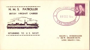 Great Britain United States 3c Alfred E. Smith 1946 Commander's Office, H.M.S...