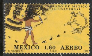 MEXICO C611, Centenary of Mexicos admission to the UPU USED. VF. (713)