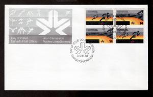Canada # 759-762 FDC!