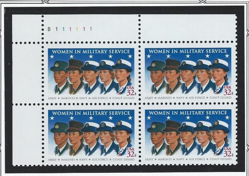 United States Plate Block  mnh SC  3174