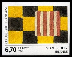 France, 1950-Present #2381 (YT 2858) Cat€61, 1994 Abstract Squares by Scu...