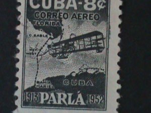 ​CUBA-1952-SC#C61-KEY WEST MARIEL FLIGHT-30TH ANNIV: MNH VF-72-YEARS OLD