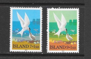 BIRDS - ICELAND #B23-24   MNH