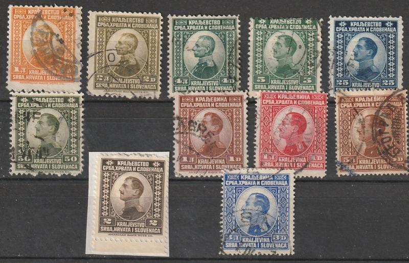 #6,7,10-12,22,.1-33-4 Yugoslavia Used Lot #3