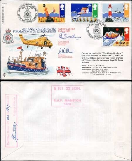 RFDC36 Safety At Sea 18 June 1985 Signed by N Tredray and Mr C. Williams (A)