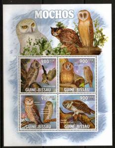 G.BISSAU 2011 OWLS SHEETLET MNH