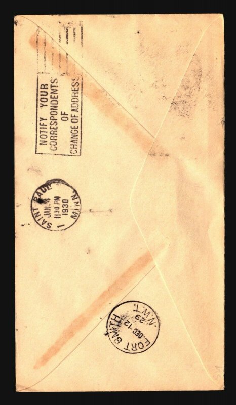 Canada 1930 FFC Ft McMurray to Ft Smith - Z17515