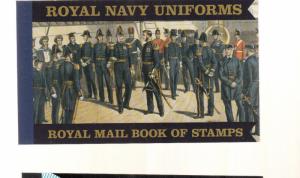 2009 DX47 ROYAL NAVY UNIFORMS PRESTIGE BOOKLET GB QEII MNH 