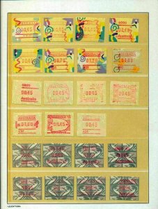 Australia & AAT MNH Used Frama Labels Blocks Cartoons(100+)Mint Face$30+(Hux437